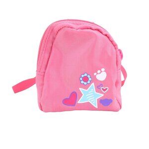 Fuchsia Patch Backpack by Build a Bear New with Tag